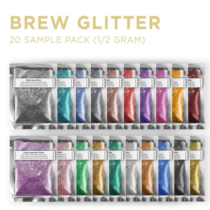 Brew Glitter Sample Pack Set (20 Random Colors)-Brew Glitter®