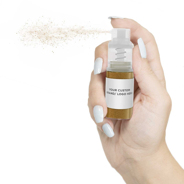 Bright Gold Tinker Dust® | 4g Glitter Spray Pump | Private Label by the Case-Brew Glitter®