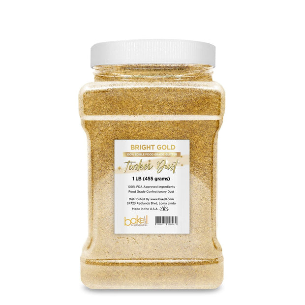 Bright Gold Tinker Dust Food Grade Edible Glitter | Bulk Sizes-Brew Glitter®