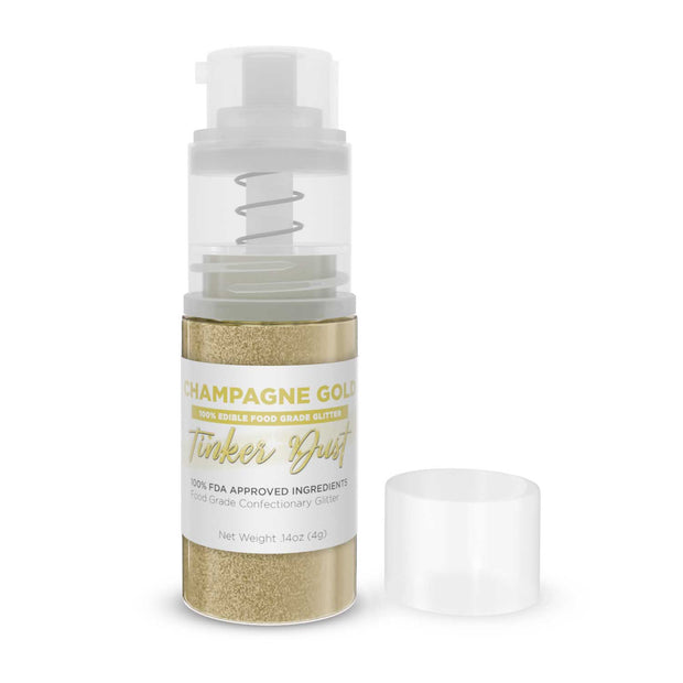 Champagne Gold Edible Glitter, Tinker Dust® 5 Grams