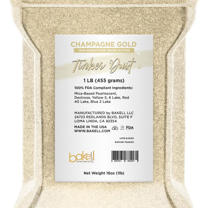 Champagne Gold Tinker Dust by the Case-Brew Glitter®