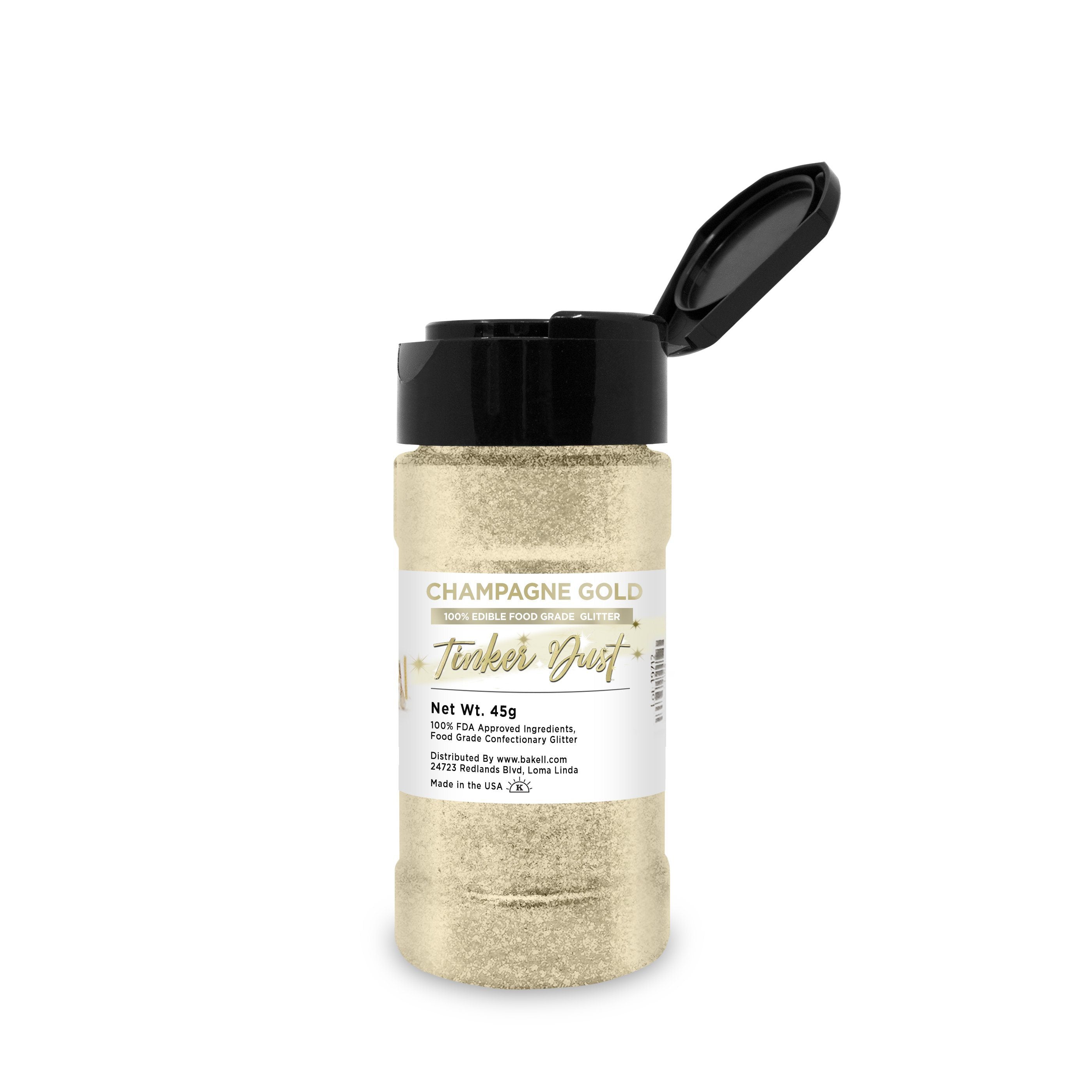 Champagne Gold Tinker Dust Food Grade Edible Glitter | Bulk Sizes-Brew Glitter®