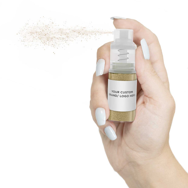 Champagne Gold Tinker Dust® | 4g Glitter Spray Pump | Private Label by the Case-Brew Glitter®
