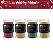 Christmas Collection Brew Glitter Combo Pack A (4 PC SET) 25 Gram Jar-Brew Glitter®