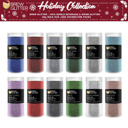 Christmas Collection Brew Glitter Combo Pack B (12 PC SET) 50 Gram Jar-Brew Glitter®