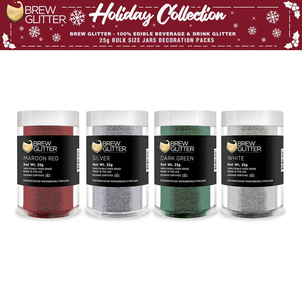 Christmas Collection Brew Glitter Combo Pack B (4 PC SET) 25 Gram Jar-Brew Glitter®