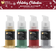 Christmas Collection Brew Glitter Pump Combo Pack A (4 PC SET)-Brew Glitter®