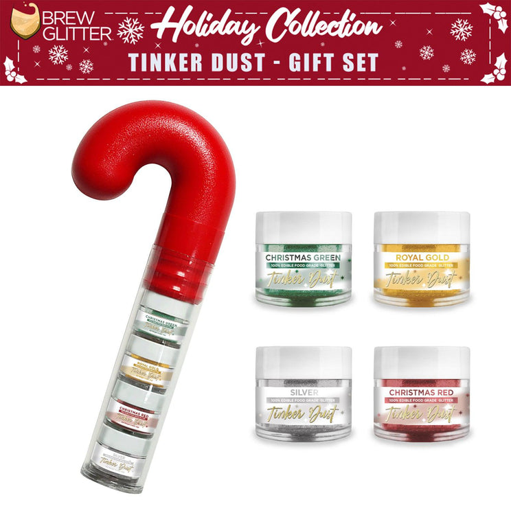 Christmas Collection Candy Cane Tinker Dust Combo Pack (4 PC SET)-Brew Glitter®