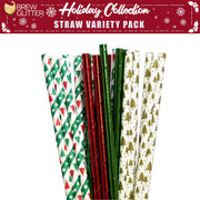 Christmas Collection Stirring Straws Combo Pack C (4PC Set)-Brew Glitter®