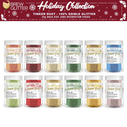 Christmas Collection Tinker Dust Combo Pack A (12 PC SET) 25 Gram Jar-Brew Glitter®