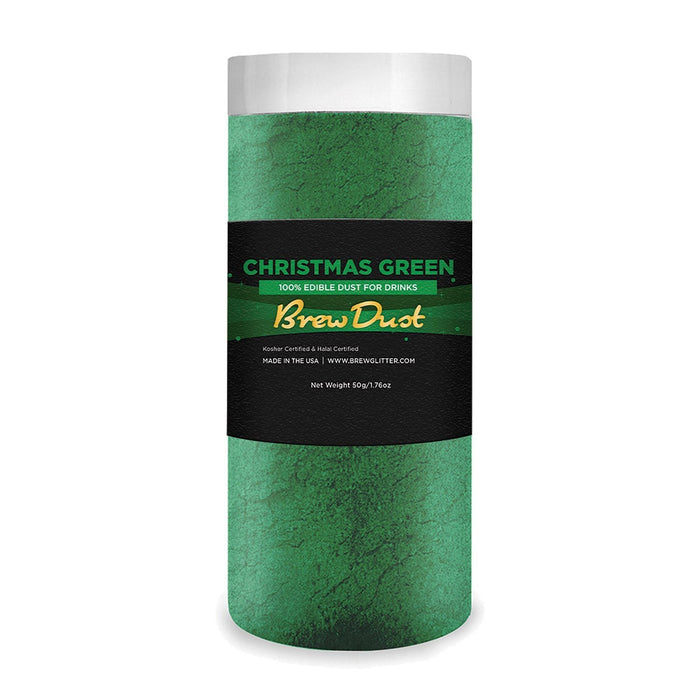 Christmas Green Edible Brew Dust | Bulk Sizes-Brew Glitter®