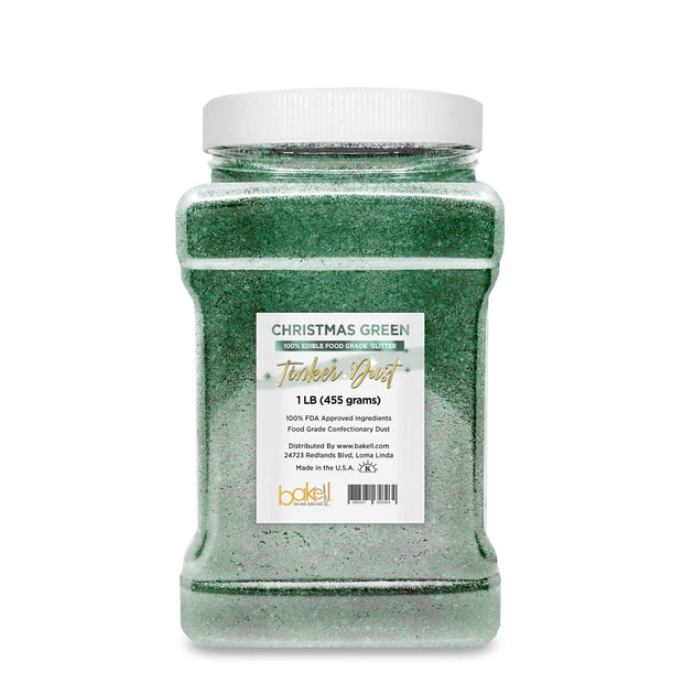 Christmas Green Tinker Dust Food Grade Edible Glitter | Bulk Sizes-Brew Glitter®