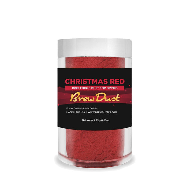 Christmas Red Edible Brew Dust | Bulk Sizes-Brew Glitter®