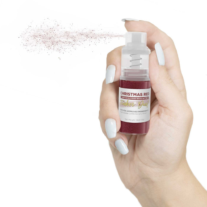 Christmas Red Tinker Dust® 4g Spray Pump | Wholesale Glitter-Brew Glitter®