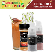 Cinco de Mayo Fiesta Drink Cocktail Decoration Pack Gift Set (4 PC SET)-Brew Glitter®