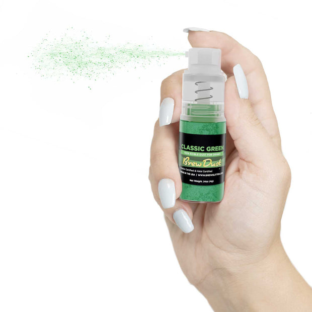 Classic Green Edible Brew Dust | Mini Spray Pump-Brew Glitter®