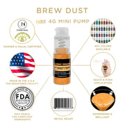 Classic Orange Brew Dust by the Case | 4g Spray Pump-Brew Glitter®