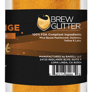 Classic Orange Edible Brew Dust | Bulk Sizes-Brew Glitter®