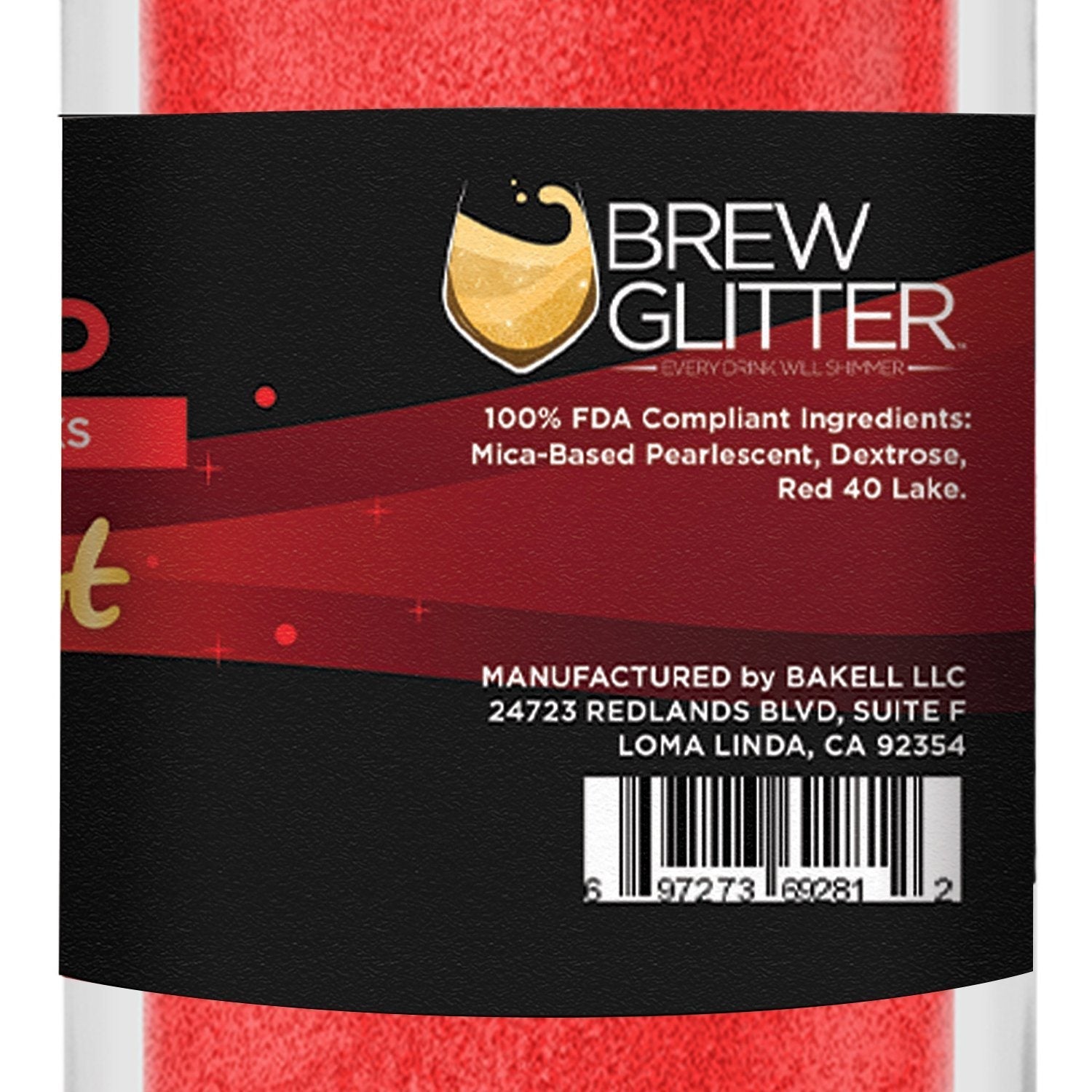 Classic Red Edible Brew Dust | Bulk Sizes-Brew Glitter®