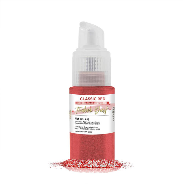Classic Red Tinker Dust Edible Glitter Spray Pump-Brew Glitter®