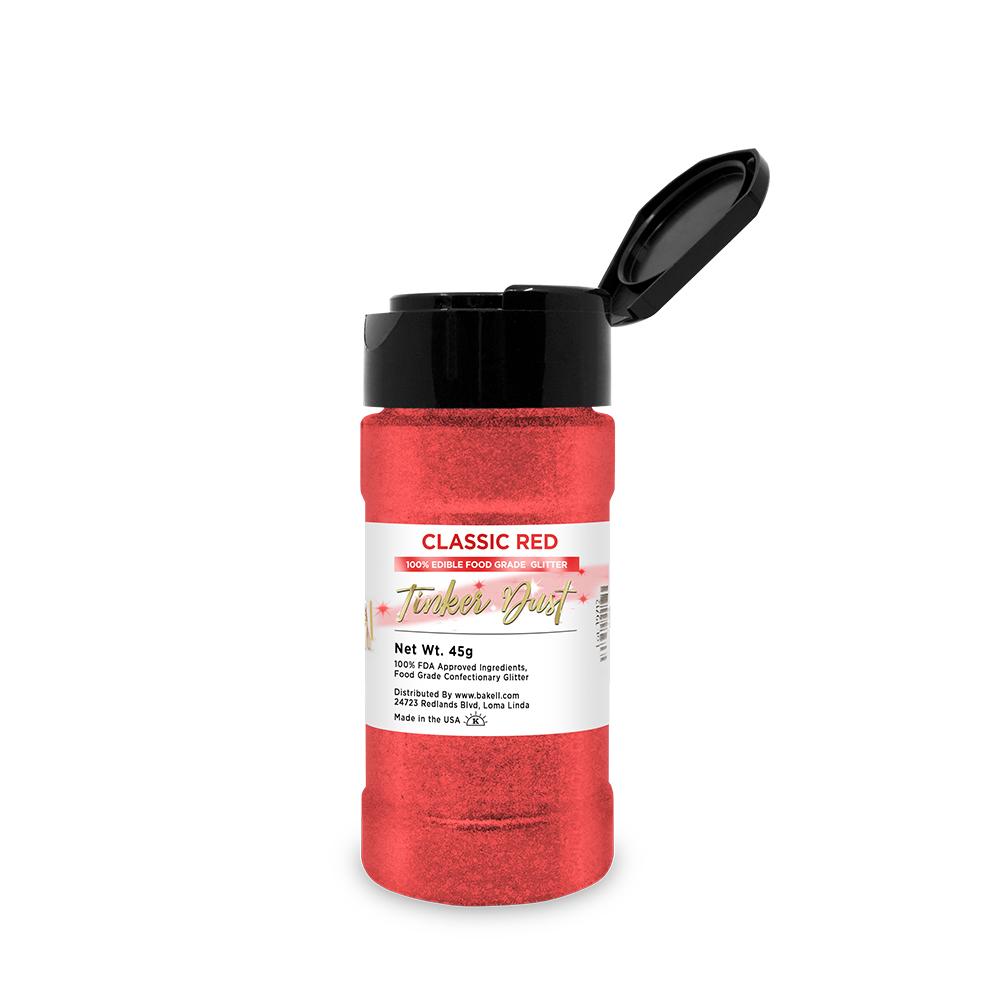 Bakell Classic Red Edible Glitter, 25 Grams | Tinker Dust Edible