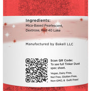Classic Red Tinker Dust Food Grade Edible Glitter | Bulk Sizes-Brew Glitter®