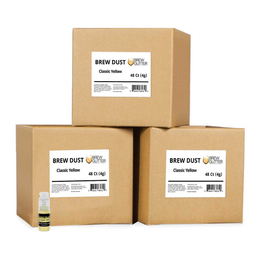 Classic Yellow Brew Dust by the Case | 4g Spray Pump-Brew Glitter®