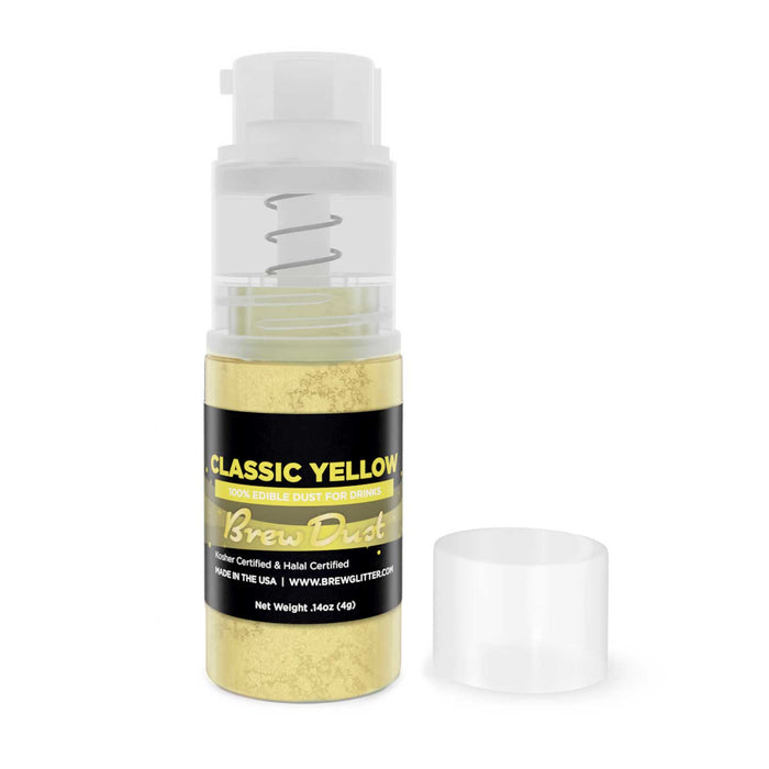 Classic Yellow Edible Brew Dust | Mini Spray Pump-Brew Glitter®