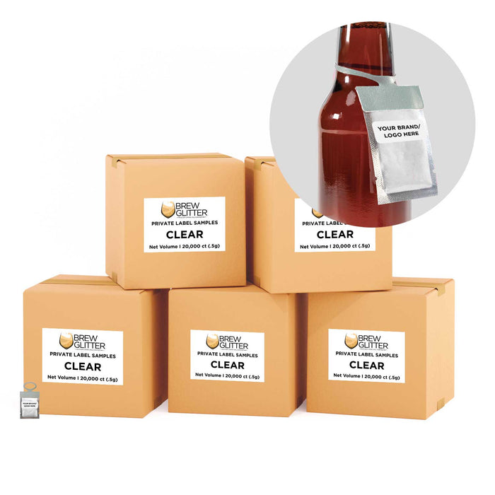 Clear Shimmer Brew Glitter® Necker | Private Label-Brew Glitter®