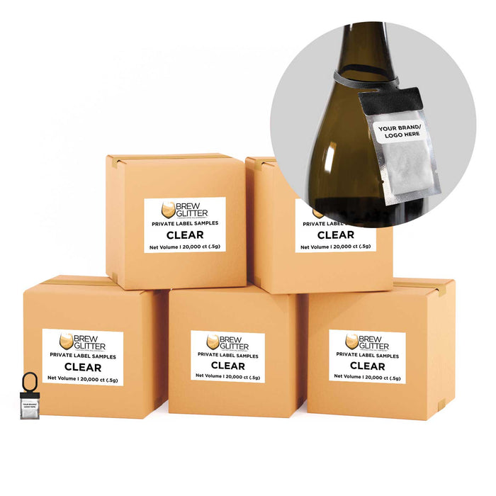 Clear Shimmer Brew Glitter® Necker | Private Label-Brew Glitter®
