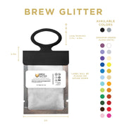 Clear Shimmer Brew Glitter® Necker | Wholesale-Brew Glitter®