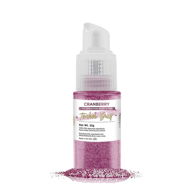 Cranberry Tinker Dust Edible Glitter Spray Pump-Brew Glitter®
