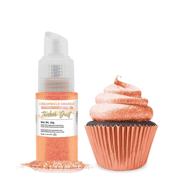 Creamsicle Orange Tinker Dust Spray Pump by the Case | Private Label-Brew Glitter®