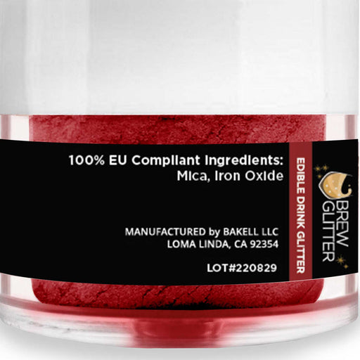 Crimson Red Brew Glitter® by the Case | EU Compliant Wholesale-Brew Glitter®