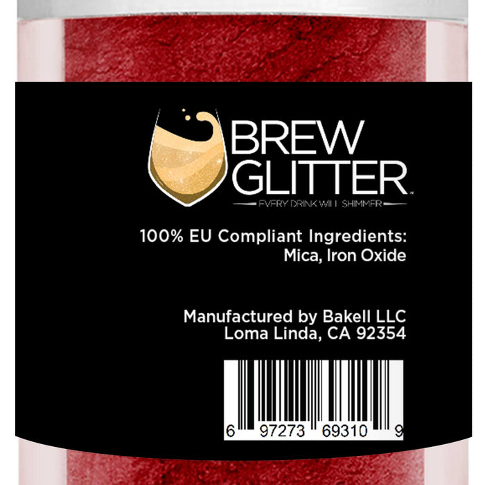 Crimson Red Brew Glitter® by the Case | EU Compliant Wholesale-Brew Glitter®
