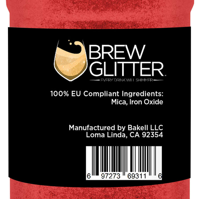 Crimson Red Brew Glitter® by the Case | EU Compliant Wholesale-Brew Glitter®