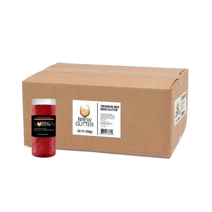 Crimson Red Brew Glitter® by the Case | EU Compliant Wholesale-Brew Glitter®