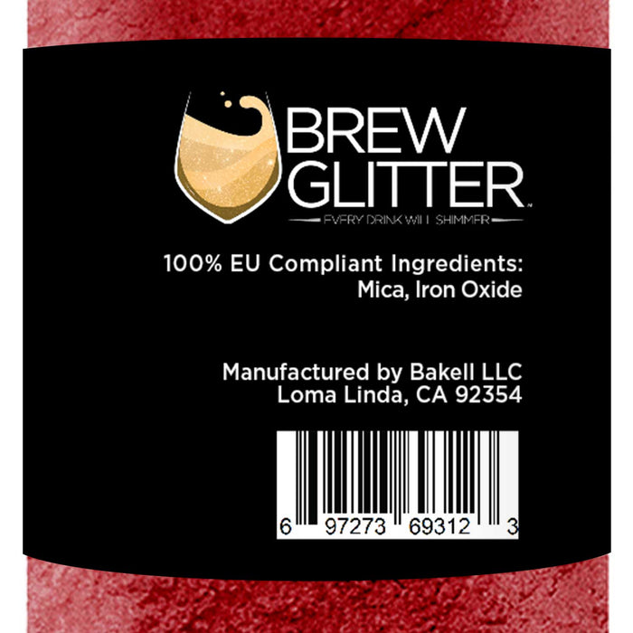 Crimson Red Brew Glitter® by the Case | EU Compliant Wholesale-Brew Glitter®