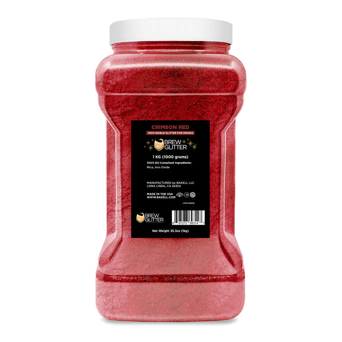 Crimson Red Brew Glitter® | EU Compliant Bulk Sizes-Brew Glitter®