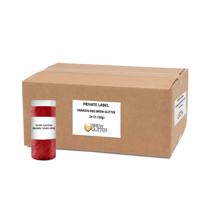 Crimson Red Brew Glitter® | EU Compliant Private Label-Brew Glitter®