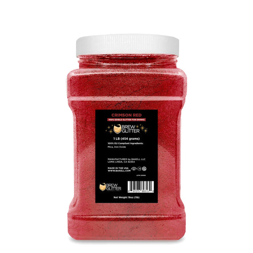 Crimson Red Brew Glitter® | EU Compliant Bulk Sizes-Brew Glitter®