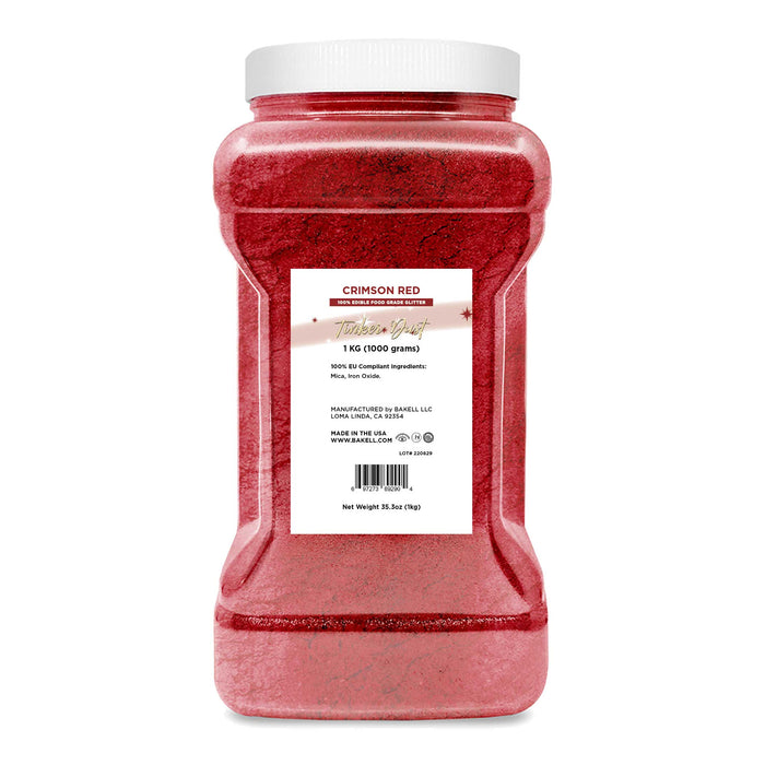 Crimson Red Tinker Dust Edible Glitter | EU Compliant Bulk Sizes-Brew Glitter®