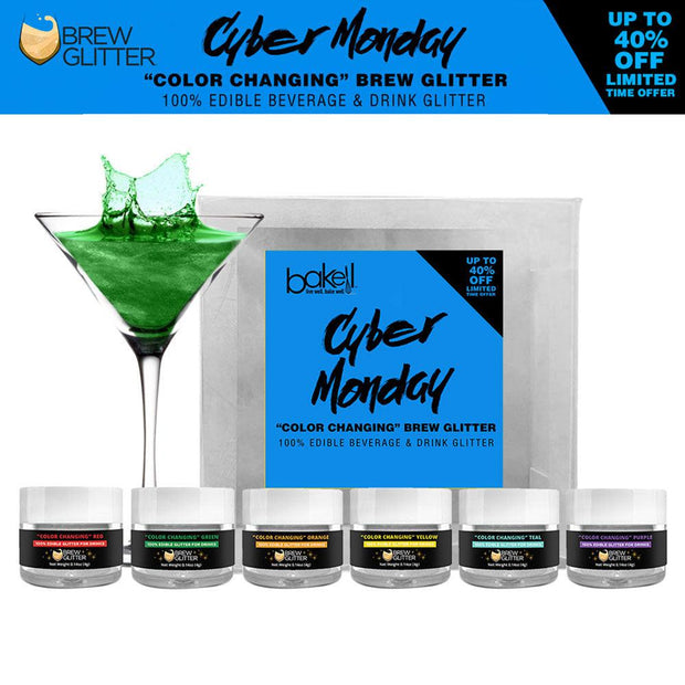 Cyber Monday Color Changing Brew Glitter Combo Pack Collection (6 PC Set)-Brew Glitter®