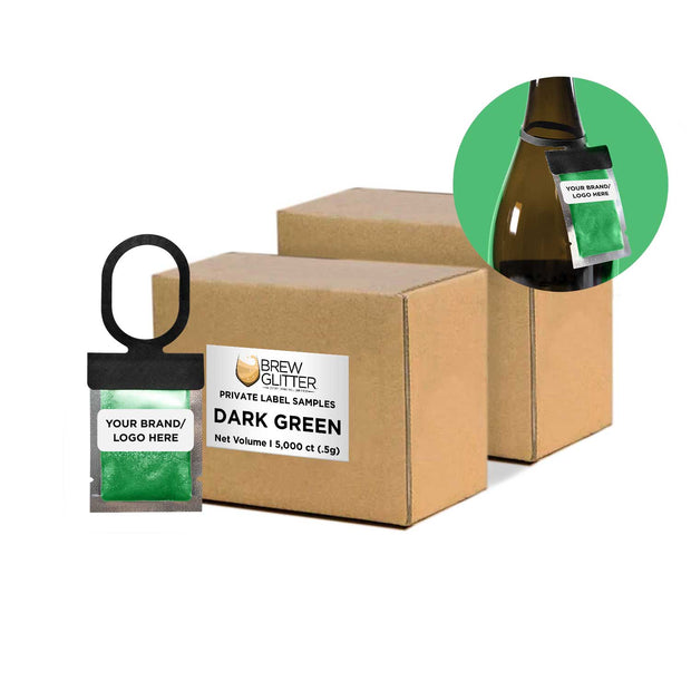 Dark Green Brew Glitter Necker | Private Label-Brew Glitter®