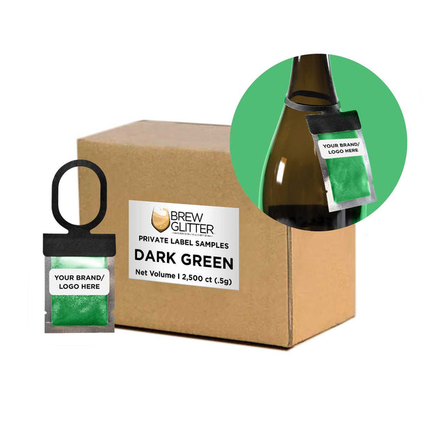 Dark Green Brew Glitter Necker | Private Label-Brew Glitter®