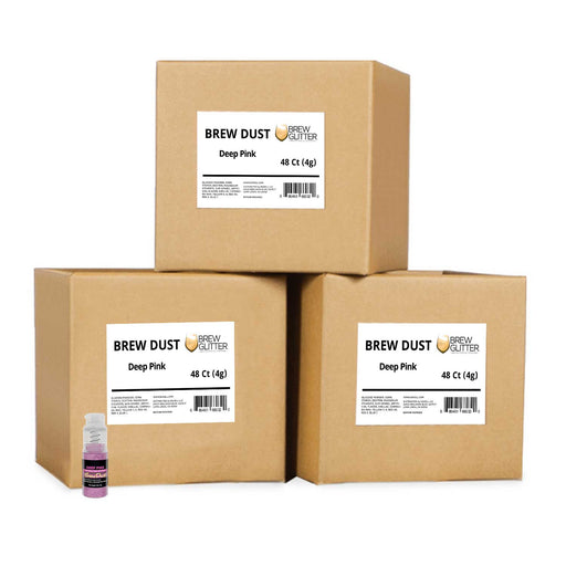 Deep Pink Brew Dust by the Case | 4g Spray Pump-Brew Glitter®