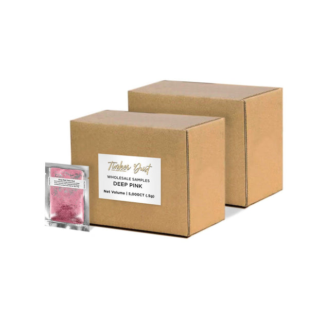 Deep Pink Tinker Dust Sample Packs by the Case-Brew Glitter®