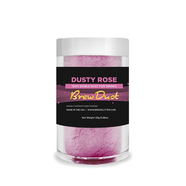 Dusty Rose Edible Pearlized Brew Dust | Bulk Sizes-Brew Glitter®