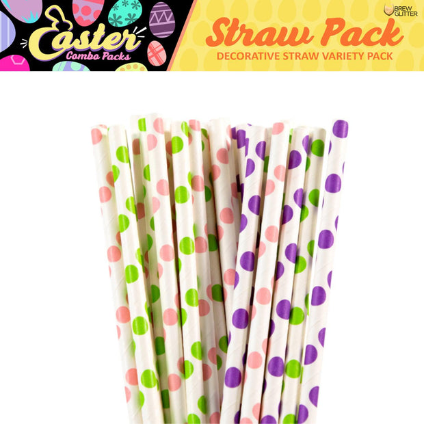 Easter "Day Brunch" Stirring Straw Gift Set (3 PC SET)-Brew Glitter®
