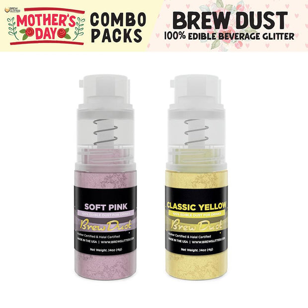 Edible Glitter Spray Dust Mother's Day Spring Flowers Decorating Kit-Brew Glitter®